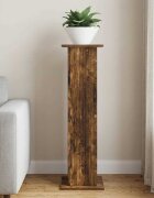 vidaXL Стойка за растения Опушен дъб 305 x 30 x 1005 см