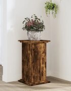 vidaXL Стойка за растения Опушен дъб 33 x 33 x 60 см
