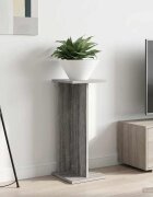 vidaXL Стойка за растения Сив Сонома 25 x 255 x 605 см