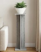 vidaXL Стойка за растения Сив Сонома 25 x 255 x 805 см