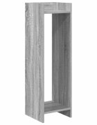 vidaXL Стойка за растения Сив Сонома 30 x 30 x 100 см