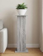 vidaXL Стойка за растения Сива сонома 305 x 30 x 805 см