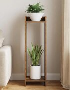 vidaXL Стойка за растения Старо дърво 30 x 30 x 100 см