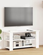 vidaXL Стойка за телевизор Бяло 100 x 40 x 50 cm