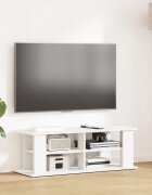 vidaXL Стойка за телевизор Бяло 96 x 35 x 335 см