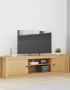 vidaXL Стойка за телевизор HILL 158 x 40 x 39.5 см Меден кафяв