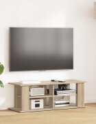 vidaXL Стойка за телевизор Сонома дъб 96 x 35 x 335 см