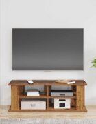 vidaXL Стойка за телевизор Старо дърво 96 x 35 x 335 см