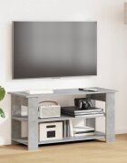 vidaXL Стойка за телевизор Циментено сиво 100 x 40 x 50 cm