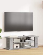 vidaXL Стойка за телевизор Циментено сиво 96 x 35 x 335 см