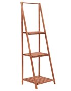vidaXL Стойка за цветя кедрово дърво 45x40x145 см