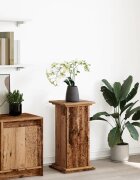 vidaXL Стойка за витрини със съхранение 31x30x60 см инженерно дърво