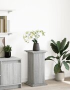 vidaXL Стойка за витрини със съхранение 31x30x60 см инженерно дърво