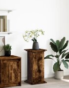 vidaXL Стойка за витрини със съхранение 31x30x60 см инженерно дърво