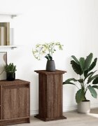 vidaXL Стойка за витрини със съхранение 31x30x60 см инженерно дърво