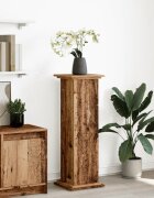 vidaXL Стойка за витрини със съхранение 31x30x90 см инженерно дърво