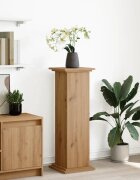 vidaXL Стойка за витрини със съхранение 31x30x90 см инженерно дърво