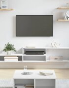 vidaXL Стойказастенентелевизор 150x25x285см Инженерна дървесина