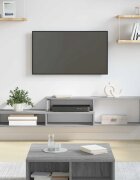vidaXL Стойказастенентелевизор 150x25x285см Инженерна дървесина