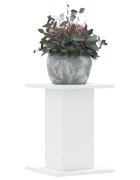 vidaXL Стойки за растения 2 бр бели 30x30x40 см инженерно дърво