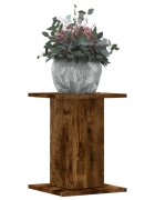 vidaXL Стойки за растения 2 бр опушен дъб 30x30x40 см инженерно дърво