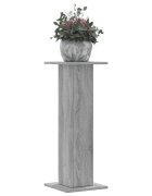 vidaXL Стойки за растения 2 бр сив сонома 30x30x80 см инженерно дърво