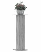 vidaXL Стойки за растения 2 бр сив сонома 30x30x95 см инженерно дърво