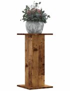 vidaXL Стойки за растения 2 бр старо дърво 30x30x60 см инженерно дърво