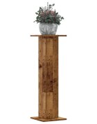 vidaXL Стойки за растения 2 бр старо дърво 30x30x95 см инженерно дърво