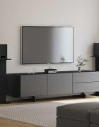 vidaXL Стойки за високоговорители 2 бр. Черния дъб 30 x 30 x 80 cm