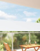 vidaXL Страничен сенник 100 x 300 cm 100% полиестер желязо стомана