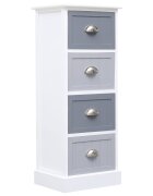 vidaXL Страничен шкаф 35x30x90 см дърво пауловния