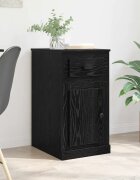 vidaXL Страничен шкаф 40 x 50 x 75 см Инженерна дървесина Черния дъб