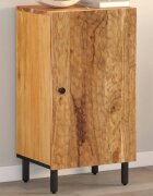 vidaXL Страничен шкаф 40x33x75 см акациево дърво масив