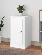 vidaXL Страничен шкаф бял 375x355x675 см инженерно дърво