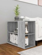 vidaXL Страничен шкаф cив сонома 60x30x50 см инженерно дърво