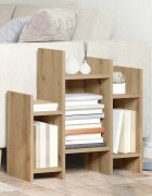 vidaXL Страничен шкаф Дъб 60 x 26 x 60 см Инженерна дървесина