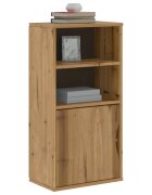 vidaXL Страничен шкаф ODDA 40x24x79 cm масивна дървесина бор