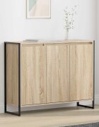 vidaXL Страничен шкаф Сонома 965 x 30 x 75 см Инженерна дървесина