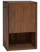 vidaXL Страничен шкаф за баня Натурално 45 x 30 x 70 см