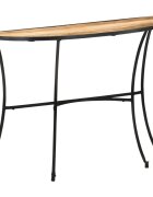 vidaXL Странична маса 110x40x77 см мангово дърво масив