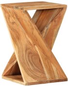 vidaXL Странична маса 35x35x55 cм акациево дърво масив