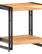 vidaXL Странична маса 40x30x40 см акациево дърво масив