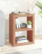 vidaXL Странична маса 45x30x60 см тиково дърво масив