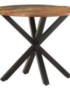 vidaXL Странична маса 68x68x56 см регенерирано дърво масив