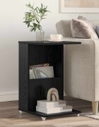 vidaXL Странична маса Черния дъб 40 x 35 x 60 см Инженерна дървесина