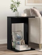 vidaXL Странична маса Черния дъб 40 x 38 x 625 см Инженерна дървесина