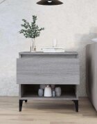 vidaXL Странична маса cив сонома 50x46x50 см инженерно дърво