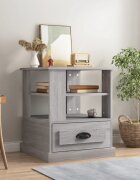 vidaXL Странична маса cив сонома 50x50x60 см инженерно дърво
