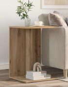 vidaXL Странична маса Дъб 45 x 40 x 625 см Инженерна дървесина